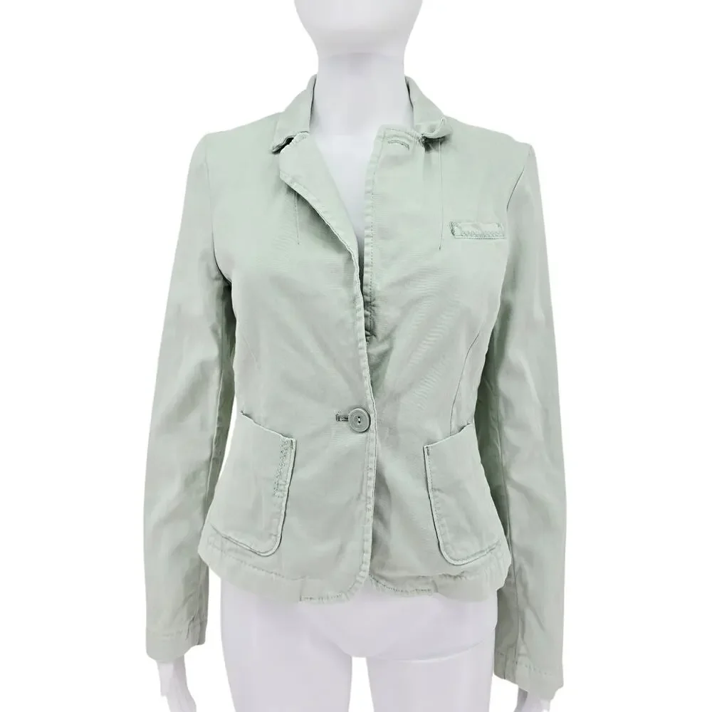 Anthropologie Cartonnier Blazer Green XS